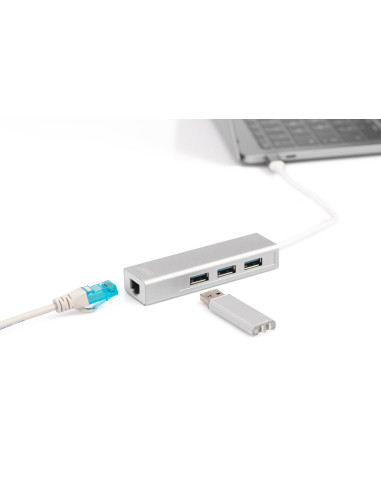 Digitus Hub Usb 3.0 Type-C™ Z Gigabit Ethernet