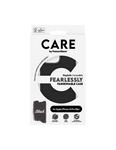 Panzerglass Care By Pg Blk Magsafe Iphone16 6.9 Pro Pokrowiec Na Telefon Komórkowy Przezroczysty