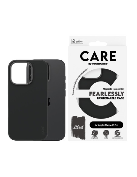 Panzerglass Care By Pg Blk Magsafe Iphone16 6.3 Pro Pokrowiec Na Telefon Komórkowy Przezroczysty