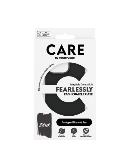 Panzerglass Care By Pg Blk Magsafe Iphone16 6.3 Pro Pokrowiec Na Telefon Komórkowy Przezroczysty