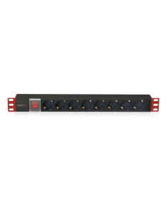 Techly Listwa Zasilająca Rack 19 1U 250V/16A 8X Sc