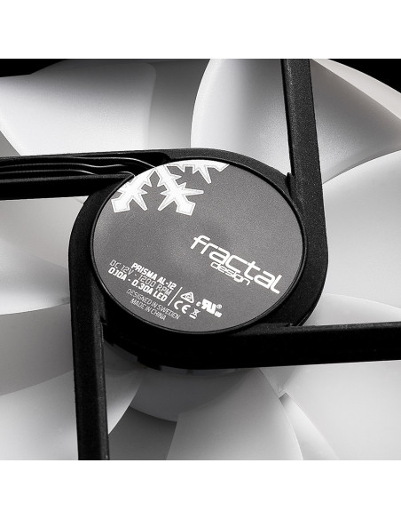 Fractal Design Prisma Al-12 Pwm Obudowa Komputera Wentylator 12 Cm Czarny, Biały 1 Szt.