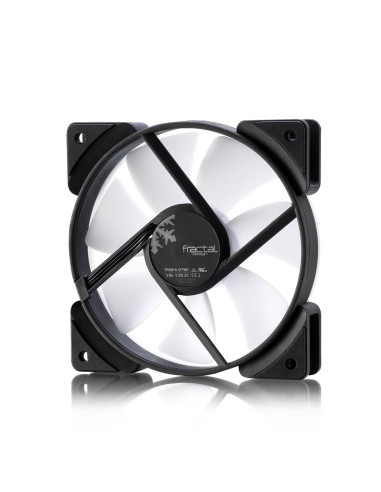 Fractal Design Prisma Al-12 Pwm Obudowa Komputera Wentylator 12 Cm Czarny, Biały 1 Szt.