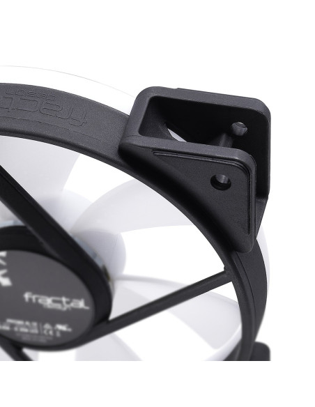 Fractal Design Prisma Al-12 Pwm Obudowa Komputera Wentylator 12 Cm Czarny, Biały 1 Szt.