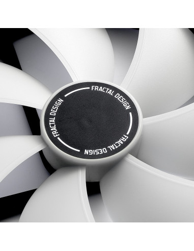 Fractal Design Prisma Al-12 Pwm Obudowa Komputera Wentylator 12 Cm Czarny, Biały 1 Szt.