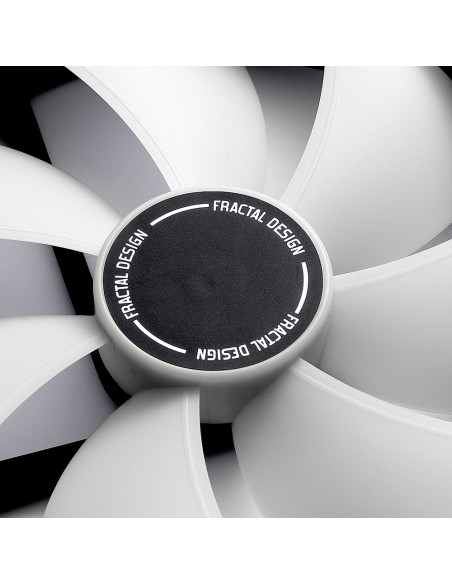 Fractal Design Prisma Al-12 Pwm Obudowa Komputera Wentylator 12 Cm Czarny, Biały 1 Szt.