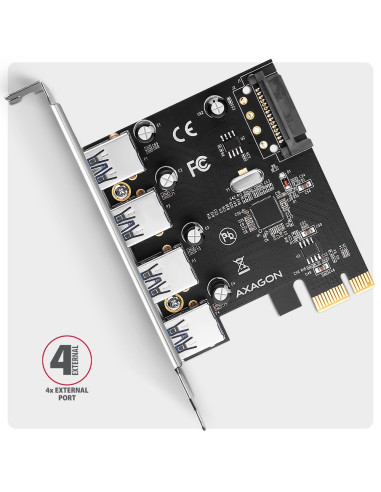 Axagon Pceu-430Rs Adapter Wewnętrzny Usb 3.2 Gen 1 (3.1 Gen 1)