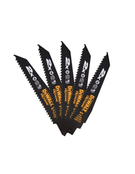 Dewalt Dt2300L-Qz Wyrzynarka, Piła Wyrzynarkowa Oraz Ostrze Do Piły Tarczowej Brzeszczot Do Piły Poprzecznej 5 Szt.