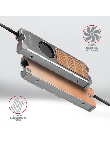 Chłodzenie Do Dysku M.2 Ssd 2280 Axagon Clr-M2Fan