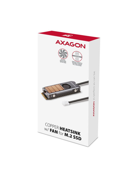 Chłodzenie Do Dysku M.2 Ssd 2280 Axagon Clr-M2Fan