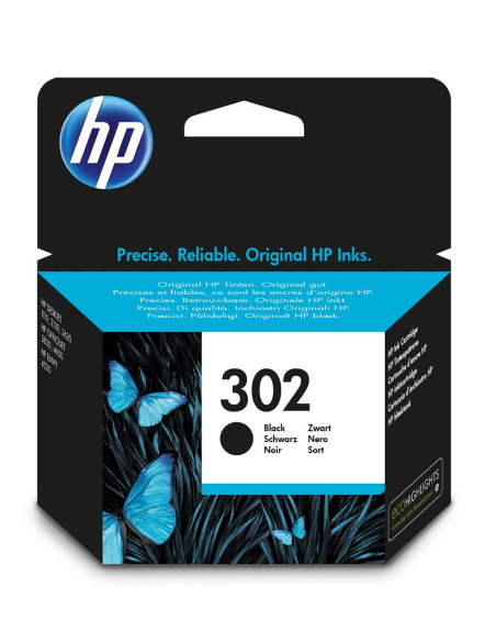 Tusz Hp Czarny Hp 302, Hp302 F6U66Ae, 190 Str.,3,5 Ml