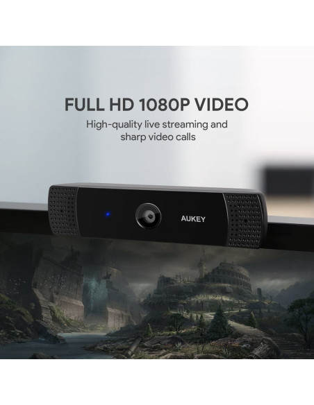 Aukey Pc-Lm1E Kamera Internetowa Full Hd 1920X1080