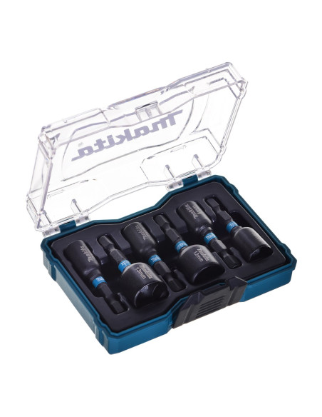 Makita Zestaw Nasadek 1/4"  50Mm 6Szt. Impact Black