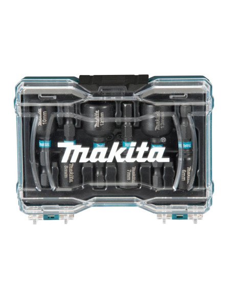Makita Zestaw Nasadek 1/4"  50Mm 6Szt. Impact Black