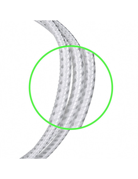 Kabel Belkin Boostcharge Braided Lightning To Usb-A Cable 2M Oplot White