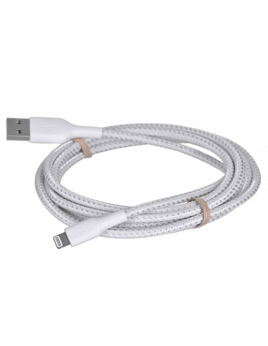 Kabel Belkin Boostcharge Braided Lightning To Usb-A Cable 2M Oplot White