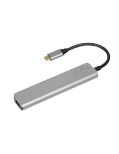 Ibox Hub Usb Iuh3Sl4K Slim Usb3.2 Hdmi 4K Pd100W 2