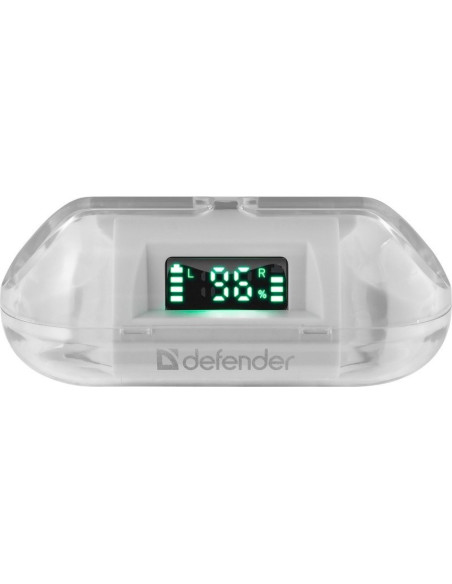 Defender Słuchawki Bluetooth Twins 916 Białe