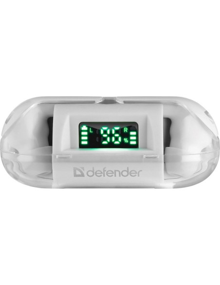 Defender Słuchawki Bluetooth Twins 916 Białe