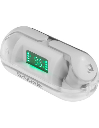 Defender Słuchawki Bluetooth Twins 916 Białe