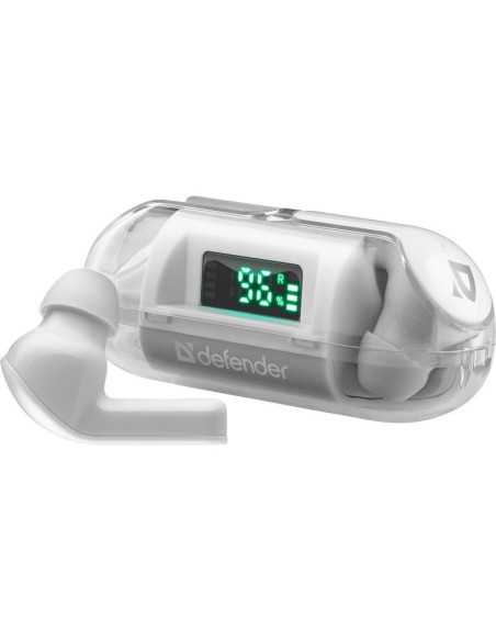 Defender Słuchawki Bluetooth Twins 916 Białe