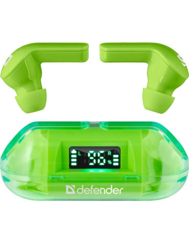 Defender Słuchawki Bluetooth Twins 916 Zielone