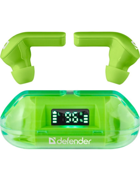 Defender Słuchawki Bluetooth Twins 916 Zielone