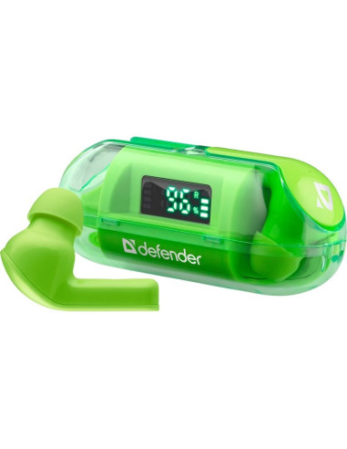 Defender Słuchawki Bluetooth Twins 916 Zielone