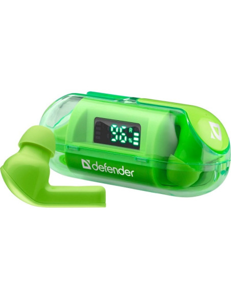 Defender Słuchawki Bluetooth Twins 916 Zielone