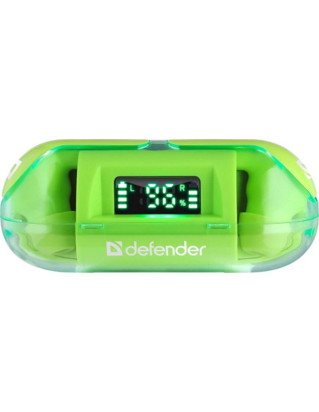 Defender Słuchawki Bluetooth Twins 916 Zielone