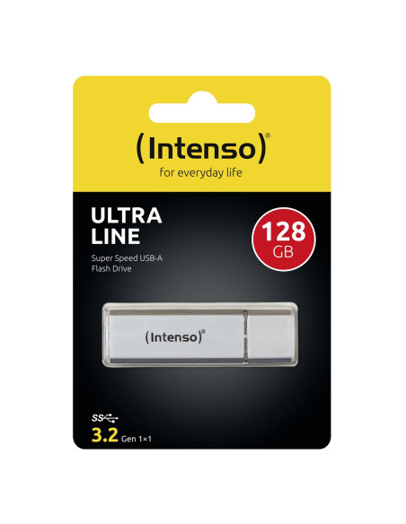 Intenso Ultra Line Pamięć Usb 128 Gb Usb Typu-A 3.2 Gen 1 (3.1 Gen 1) Srebrny