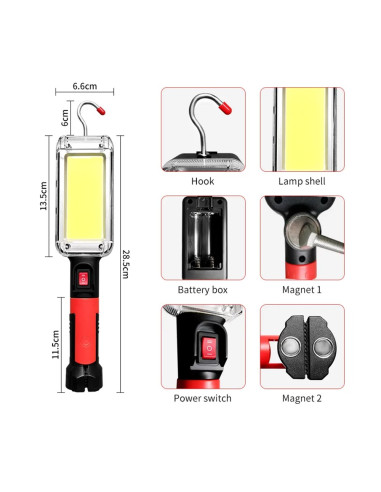 Maclean Lampa Warsztatowa Cob 700Lm Mce307