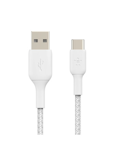 Kabel Belkin Boostcharge Braided Usb-C To Usb-A Cable 3M Oplot White