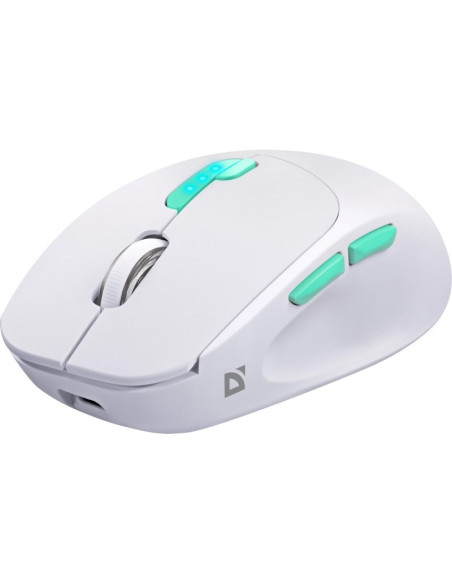 Defender Mysz Nitta Mm-307 Rf+Bt Optic 1600Dpi 6P Biała