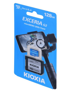 Kioxia 128Gb Microsd Kioxia Exceria (Gen 2) Uhs I U3 V30 With Adapter