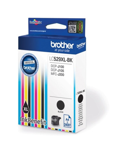 Tusz Brother Czarny Lc529Xlbkap2 Lc-529Xlbk, 2400 Str.