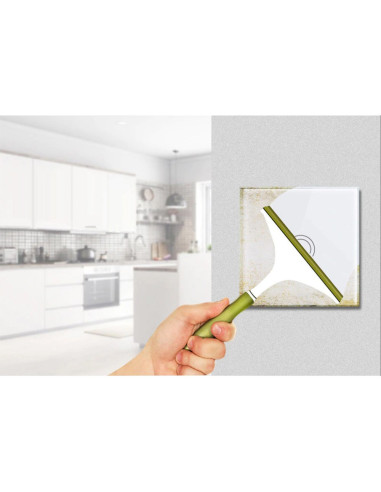 Maclean Dotykowy Włącznik Światła, Pojedyńczy, Szklany, Biały Z Okrągłym Przyciskiem Wymiary 86X86Mm Mce702W