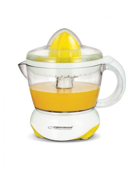 Wyciskarka Wolnoobrotowa Do Cytrusów Esperanza Clementine Ekj001Y (25W  0,75L  Kolor Żółty)