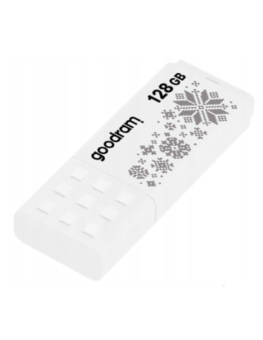 Pendrive Goodram Ume2-1280W00R11-Wi (128Gb  Usb 2.0  Kolor Biały) Winter