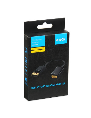 Ibox Adapter Iadp4K Displayport To Hdmi 4K