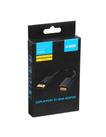 Ibox Adapter Iadp4K Displayport To Hdmi 4K