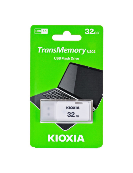 Kioxia Flashdrive U202 Hayabusa 32Gb White