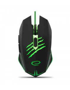 Mysz Komputerowa Esperanza Mx209 Claw Egm209G (Optyczna  2400 Dpi  Kolor Czarny)