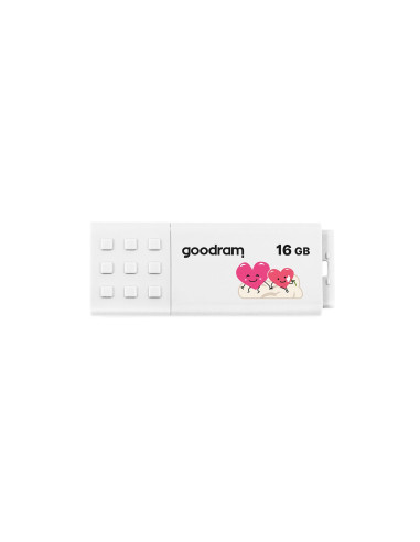 Pendrive Goodram Ume3-0160W0R11-V (16Gb  Usb 3.0  Kolor Biały) Valentine