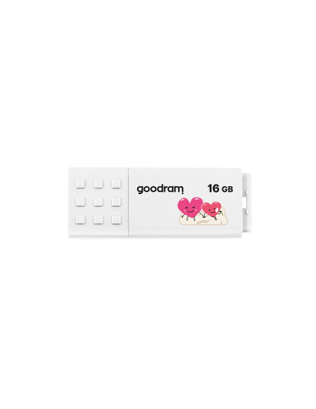 Pendrive Goodram Ume3-0160W0R11-V (16Gb  Usb 3.0  Kolor Biały) Valentine