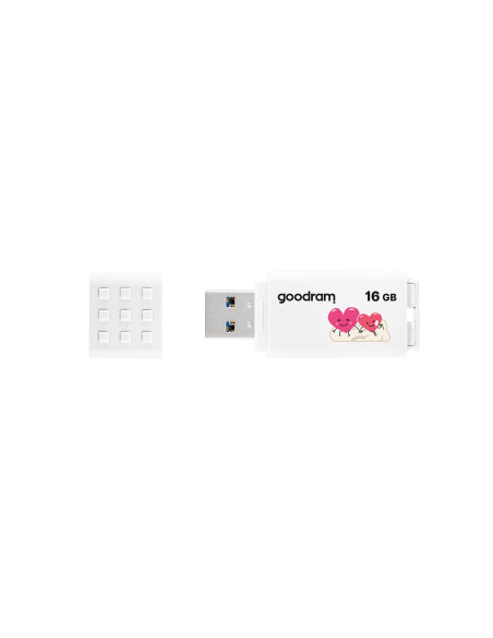 Pendrive Goodram Ume3-0160W0R11-V (16Gb  Usb 3.0  Kolor Biały) Valentine