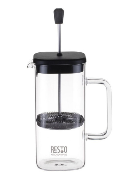 Resto Kitchenware 90504 Dzbanek Do Herbaty Pojedynczy Dzbanek 800 Ml Czarny