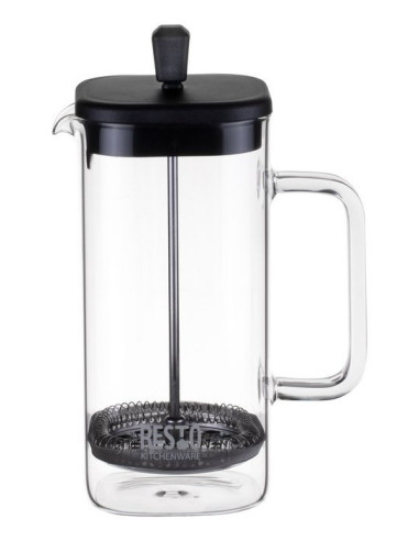 Resto Kitchenware 90504 Dzbanek Do Herbaty Pojedynczy Dzbanek 800 Ml Czarny