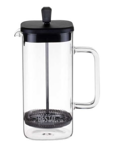 Resto Kitchenware 90504 Dzbanek Do Herbaty Pojedynczy Dzbanek 800 Ml Czarny