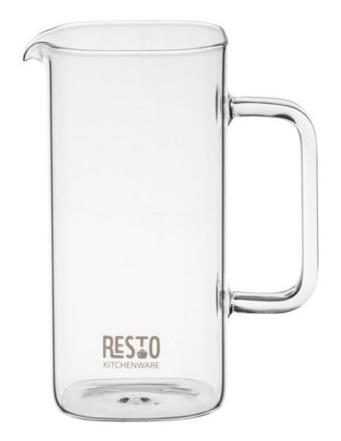 Resto Kitchenware 90504 Dzbanek Do Herbaty Pojedynczy Dzbanek 800 Ml Czarny